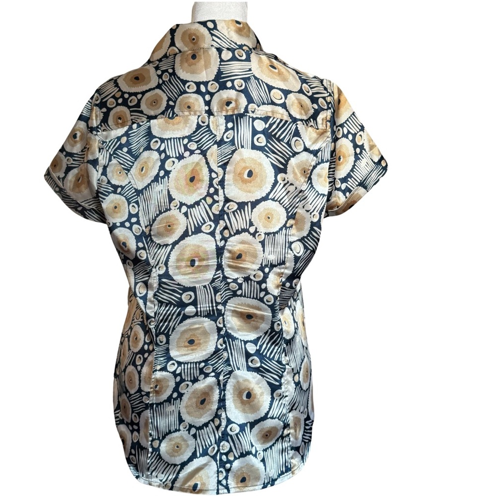 BCBG Designer Blouse Sz Med - Picture 6 of 13